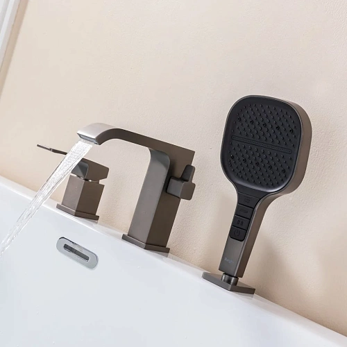 Смеситель на борт ванны Raglo R02.31.09, графит Смеситель на борт ванны Raglo R02.31.09, графит