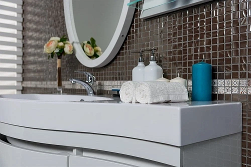 Комплект мебели Aquanet Опера 115 L белый (2 дверцы 2 ящика) 00169414 Комплект мебели Aquanet Опера 115 L белый (2 дверцы 2 ящика) 00169414