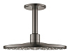 Верхний душ GROHE Rainshower 310 SmartActive с потолочным душевым кронштейном, темный графит матовый 26477AL0