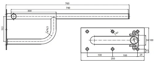 Поручень Bemeta HELP program 301102094 Поручень Bemeta HELP program 301102094