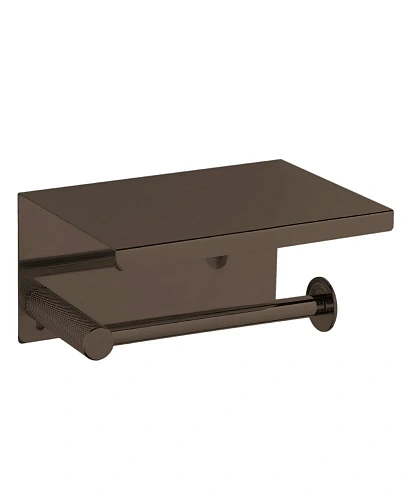 Держатель туалетной бумаги Boheme UNO 10971-SGM Shine Gun Metall Держатель туалетной бумаги Boheme UNO 10971-SGM Shine Gun Metall