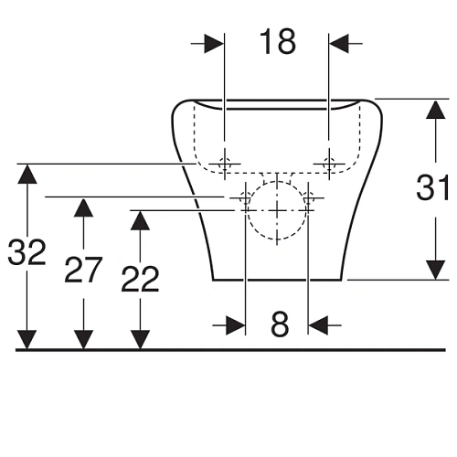 Биде подвесное Geberit myDay 235450 235450000 Биде подвесное Geberit myDay 235450 235450000