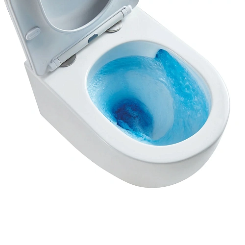 Унитаз подвесной Vincea Globo VT1-52T безободковый, цвет белый, ультратонкое soft-close сиденье Унитаз подвесной Vincea Globo VT1-52T безободковый, цвет белый, ультратонкое soft-close сиденье