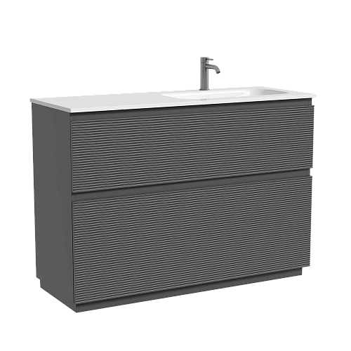 Тумба под раковину SANCOS Folk Floor FL120FRGS правая 1190х445х850 Grey soft, напольная Тумба под раковину SANCOS Folk Floor FL120FRGS правая 1190х445х850 Grey soft, напольная