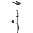 Душевая система AQUAme AQM 8401MB встраиваемая с термостатом, Черный матовый AQM8401MB Душевая система AQUAme AQM 8401MB встраиваемая с термостатом, Черный матовый AQM8401MB