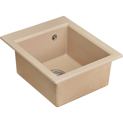 Кухонная мойка Aquaton Линеа 43 1A732932LW260 из литого мрамора, латте Кухонная мойка Aquaton Линеа 43 1A732932LW260 из литого мрамора, латте