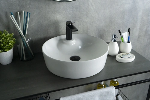 Раковина Gid D1306 51181 накладная белая 44x44x14 Раковина Gid D1306 51181 накладная белая 44x44x14