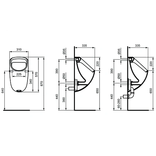 Комплект 7 в 1 Ideal Standard Connect E567101L1 инсталляция PROSYS и писсуар CONNECT E567101 Комплект 7 в 1 Ideal Standard Connect E567101L1 инсталляция PROSYS и писсуар CONNECT E567101