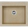 Кухонная мойка Aquaton Линеа 58 1A733032LW220 из литого мрамора, песочный Кухонная мойка Aquaton Линеа 58 1A733032LW220 из литого мрамора, песочный