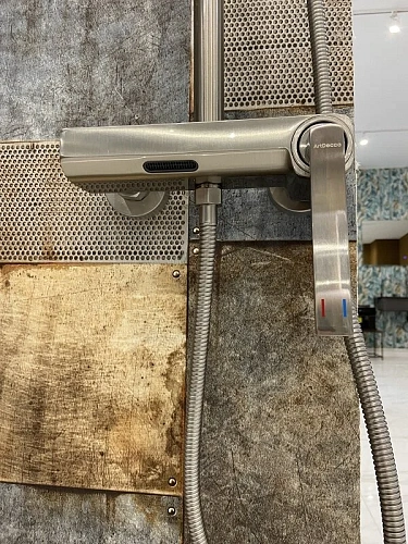 Душевая система ArtDecco Portofino APR110QHS графит Душевая система ArtDecco Portofino APR110QHS графит