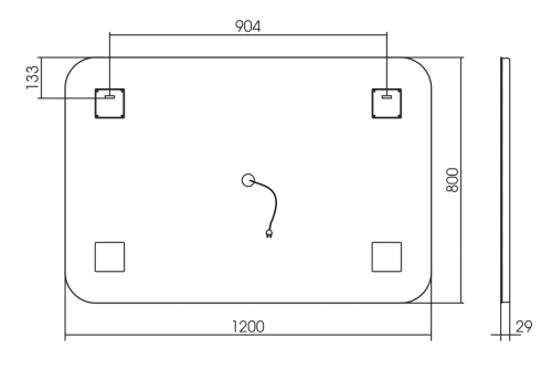 Зеркало SILVER MIRRORS 1200x800 Сенсорный выключатель Стив (ФР-00002230) Зеркало SILVER MIRRORS 1200x800 Сенсорный выключатель Стив (ФР-00002230)