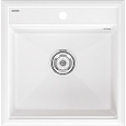 Кухонная мойка Paulmark STEPIA 50 PM115051-WH , белый, 500х510 Кухонная мойка Paulmark STEPIA 50 PM115051-WH , белый, 500х510