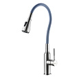 Смеситель для кухни Lemark Expert LM5082S-Gray с гибким изливом, хром матовый/серый Смеситель для кухни Lemark Expert LM5082S-Gray с гибким изливом, хром матовый/серый