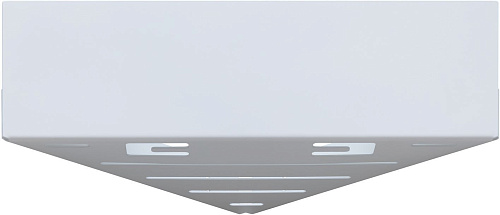Полка Aquanet Магнум Н 28x28 белая матовая, угловая 00341542 Полка Aquanet Магнум Н 28x28 белая матовая, угловая 00341542