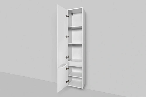 Шкаф-пенал AM.PM Like M80CHL0356WG подвесной, левый, 35 см, белый Шкаф-пенал AM.PM Like M80CHL0356WG подвесной, левый, 35 см, белый