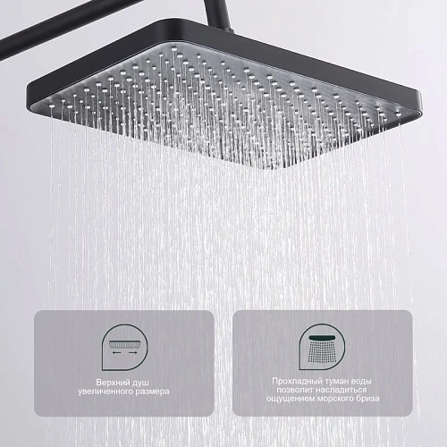 Душевая система Splenka S01.24.06, черный Душевая система Splenka S01.24.06, черный