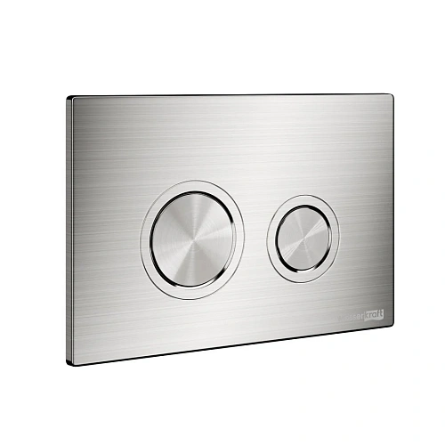 Клавиша смыва WasserKRAFT BN01 никель с клавишей смыва никель Клавиша смыва WasserKRAFT BN01 никель с клавишей смыва никель