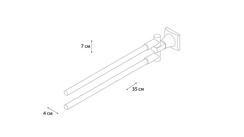 Полотенцедержатель Grampus Ocean GR-2002A Полотенцедержатель Grampus Ocean GR-2002A