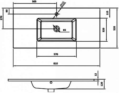 Столешница Boheme Lucido стекло 80см Дельмар 852-080-D Столешница Boheme Lucido стекло 80см Дельмар 852-080-D