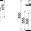 Раковина STWORKI накладная 48 K6001-0485 557964 Раковина STWORKI накладная 48 K6001-0485 557964