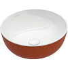 Картинка анонса товара «раковина villeroy &amp; boch artis 43 x 43 см rust 417943bcw8 накладная»