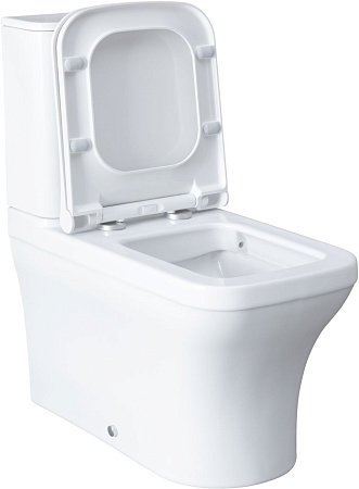 Чаша напольного унитаза Allen Brau Infinity 4.21012.20 с крышкой, белый глянец