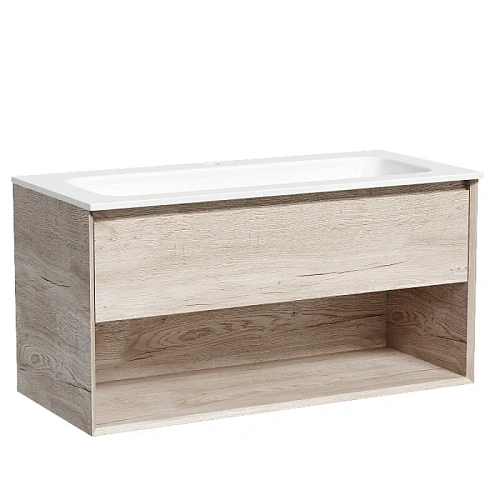 Тумба под раковину Sancos Marmi 1.0 MR1.0100EG 995х445х520 дуб галифакс натуральный, подвесная Тумба под раковину Sancos Marmi 1.0 MR1.0100EG 995х445х520 дуб галифакс натуральный, подвесная