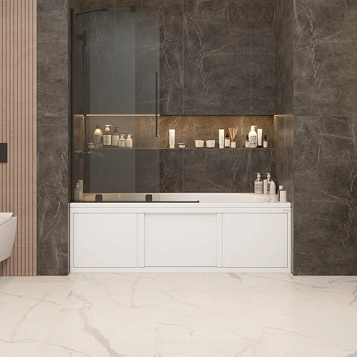 Экран для ванны фронтальный Onika Одио 140 см 514003 белый Экран для ванны фронтальный Onika Одио 140 см 514003 белый