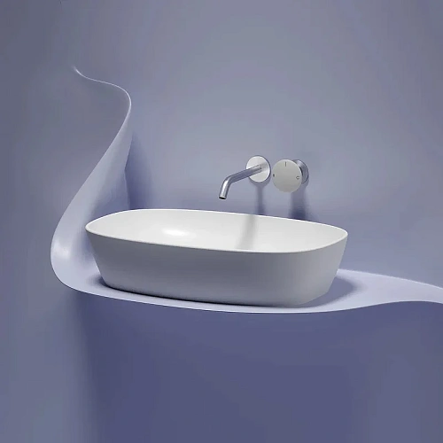 Раковина Ceramica Nova ELEMENT CN6049MW белый матовый накладная Раковина Ceramica Nova ELEMENT CN6049MW белый матовый накладная