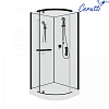 Душевая кабина Ceruttispa KORRA90B 90x90x205 профиль черный, стекло прозрачное Душевая кабина Ceruttispa KORRA90B 90x90x205 профиль черный, стекло прозрачное