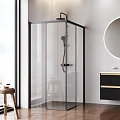 Душевой уголок AM.PM X-Joy W94G-403-120290-BT1K раздвижные двери 120x90 профиль черный матовый, стекло прозрачное Душевой уголок AM.PM X-Joy W94G-403-120290-BT1K раздвижные двери 120x90 профиль черный матовый, стекло прозрачное