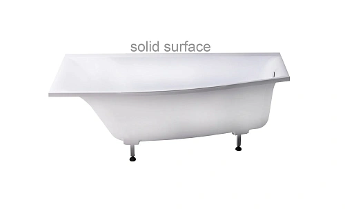 Ванна из искусственного камня Astra-Form Скат 01010082 левая, Solid Surface 1700х750х500 Ванна из искусственного камня Astra-Form Скат 01010082 левая, Solid Surface 1700х750х500