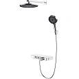 Душевая система BERGES MORANS 075003 с изливом и термостатом, хром Душевая система BERGES MORANS 075003 с изливом и термостатом, хром