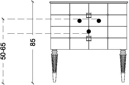 Тумба под раковину Armadi Art Piazza 80 841-080-BCR черная + хром Тумба под раковину Armadi Art Piazza 80 841-080-BCR черная + хром