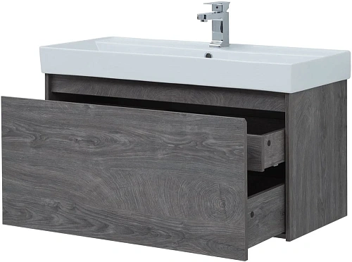 Тумба под раковину Aquanet Nova Lite 100 дуб рошелье (1 ящик) 00242579 Тумба под раковину Aquanet Nova Lite 100 дуб рошелье (1 ящик) 00242579