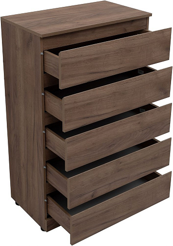 Комод Aquanet Сканди 700x400 Дуб крафт (5 ящиков) 00302552 Комод Aquanet Сканди 700x400 Дуб крафт (5 ящиков) 00302552