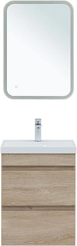 Тумба под раковину Aquanet Нота New 50 дуб светлый 00334196 подвесная Тумба под раковину Aquanet Нота New 50 дуб светлый 00334196 подвесная