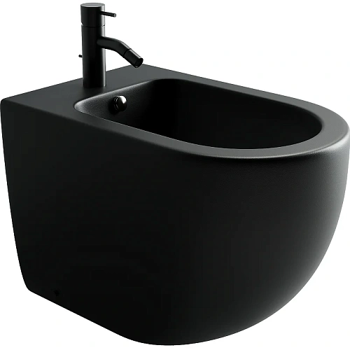Биде напольное Ceramica Nova METROPOL CN4005MB черный матовый Биде напольное Ceramica Nova METROPOL CN4005MB черный матовый