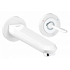 Картинка анонса товара «смеситель для раковины grohe eurodisc joy (излив 230 мм), белая луна (19969ls0) внешняя часть»