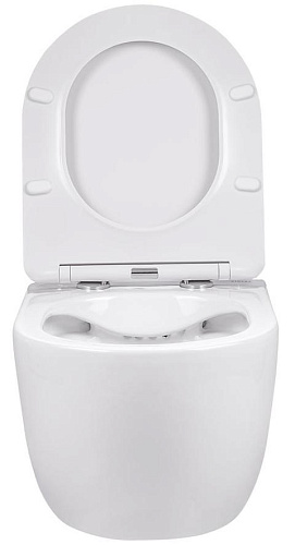 Унитаз подвесной Vincea Evo VT1-34S белый, ультратонкое сиденье soft-close Унитаз подвесной Vincea Evo VT1-34S белый, ультратонкое сиденье soft-close