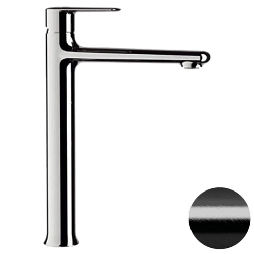 Смеситель для раковины Remer Vanity V11LCFP, черный брашированный хром Смеситель для раковины Remer Vanity V11LCFP, черный брашированный хром