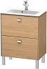 Картинка анонса товара «тумба под раковину duravit brioso br440601052 напольная 62 см европейский дуб»