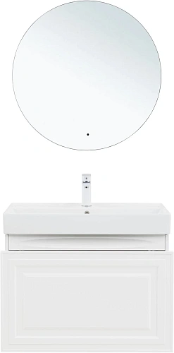 Тумба под раковину Aquanet Агата 75 00345481 белый сатин Тумба под раковину Aquanet Агата 75 00345481 белый сатин