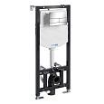 Инсталляция для унитаза WasserKRAFT Aller 10TLT.010.ME.CH04 с клавишей смыва хром Инсталляция для унитаза WasserKRAFT Aller 10TLT.010.ME.CH04 с клавишей смыва хром