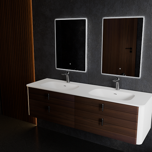 Комплект мебели ArtDecco Gabriella 150 AGB15W24D1M0 черный орех Комплект мебели ArtDecco Gabriella 150 AGB15W24D1M0 черный орех