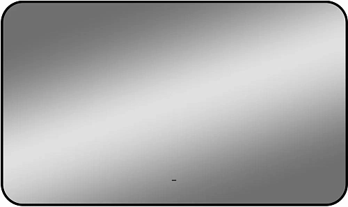 Зеркало DIWO Кострома 120 черное, с подсветкой светодиодной, прямоугольное, настенное 543512 Зеркало DIWO Кострома 120 черное, с подсветкой светодиодной, прямоугольное, настенное 543512