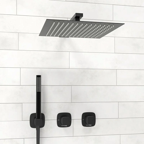 Душевая система WasserKRAFT A9151.264.219.162.327.242.217 встраиваемая черный Душевая система WasserKRAFT A9151.264.219.162.327.242.217 встраиваемая черный