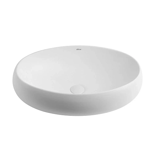 Раковина ABBER Bequem AC2102MW накладная, белая матовая Раковина ABBER Bequem AC2102MW накладная, белая матовая