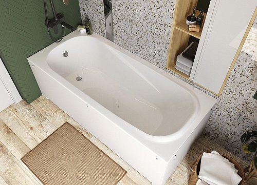 Ванна из искусственного камня Эстет Alfa 170B silk 1700х750 ФР-00014392 Ванна из искусственного камня Эстет Alfa 170B silk 1700х750 ФР-00014392