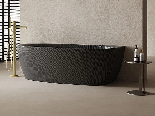 Ванна отдельностоящая ABBER AK9004 170x80 универсальная, черная карбон Ванна отдельностоящая ABBER AK9004 170x80 универсальная, черная карбон